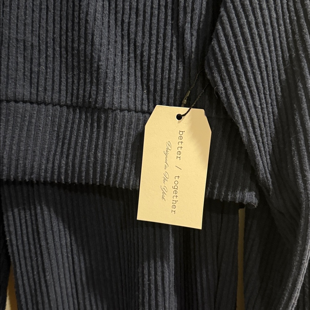 Together Black Ribbed Knit Set - Picture 4 of 5